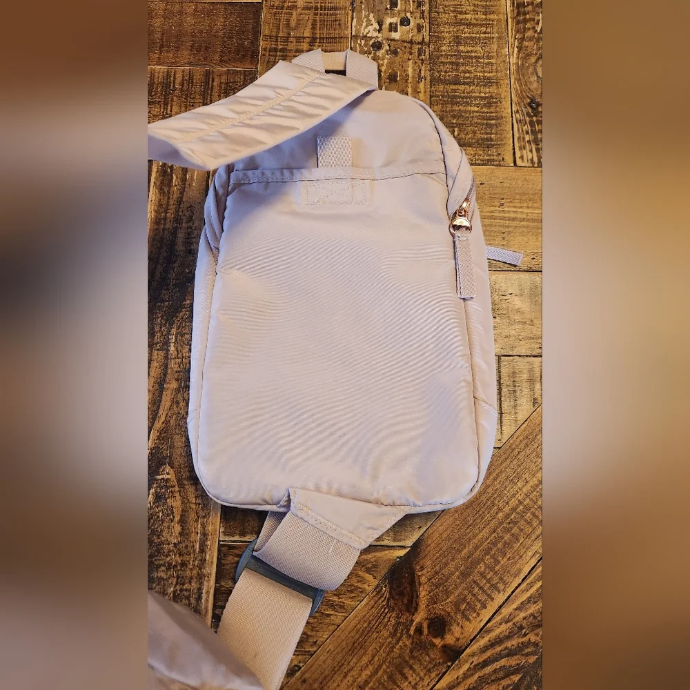 Adidas Essentials Sling Crossbody Bag Beige Pink